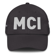 Load image into Gallery viewer, MCI Kansas City Airport Code Dad Hat