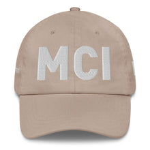 Load image into Gallery viewer, MCI Kansas City Airport Code Dad Hat