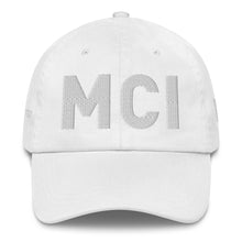 Load image into Gallery viewer, MCI Kansas City Airport Code Dad Hat