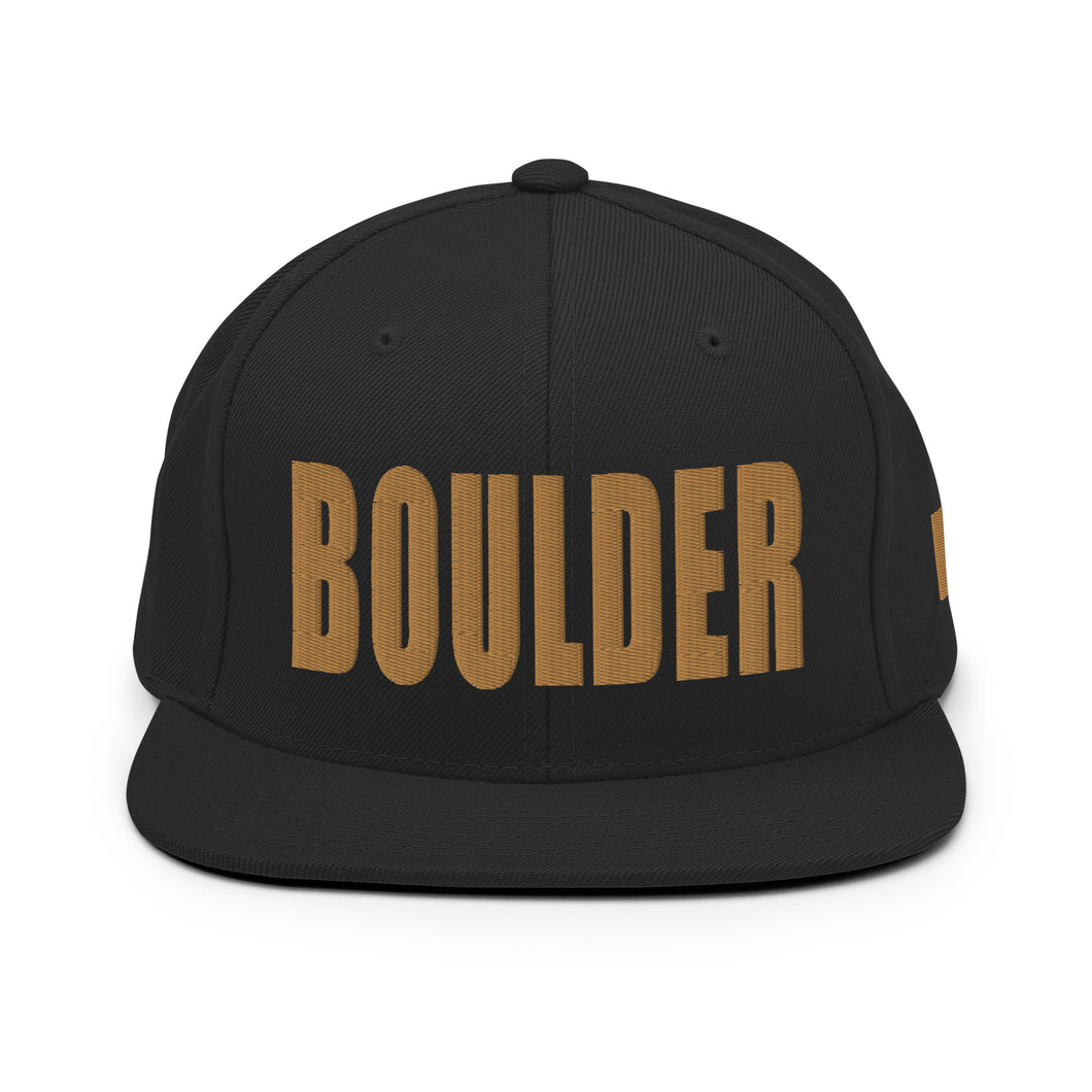 Boulder Colorado Snapback Hat