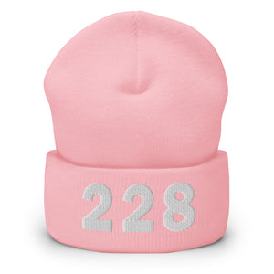 228 Area Code Cuffed Beanie