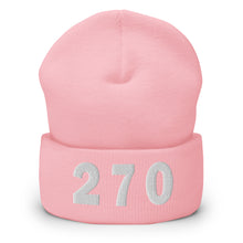 Load image into Gallery viewer, 270 Area Code Cuffed Beanie