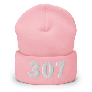 307 Area Code Cuffed Beanie