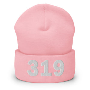 319 Area Code Cuffed Beanie