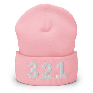 321 Area Code Cuffed Beanie