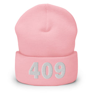 409 Area Code Cuffed Beanie