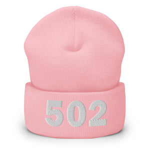 502 Area Code Cuffed Beanie