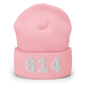 614 Area Code Cuffed Beanie