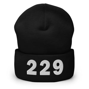 229 Area Code Cuffed Beanie