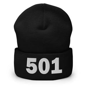 501 Area Code Cuffed Beanie