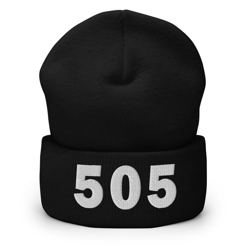 505 Area Code Cuffed Beanie