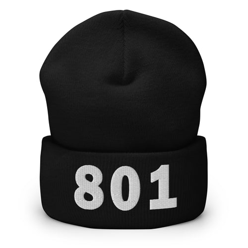 801 Area Code Cuffed Beanie