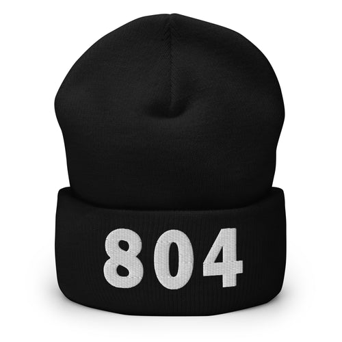 804 Area Code Cuffed Beanie