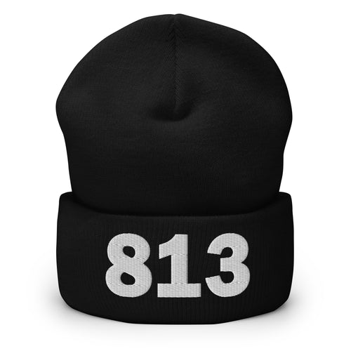 813 Area Code Cuffed Beanie