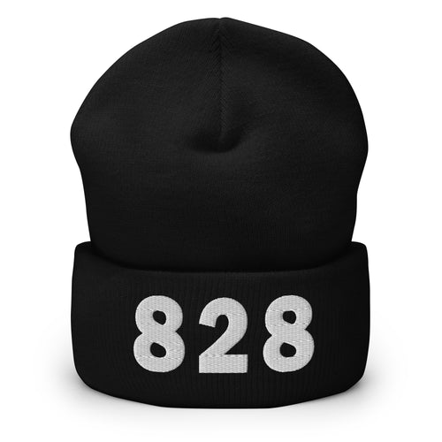 828 Area Code Cuffed Beanie