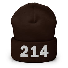 Load image into Gallery viewer, 214 Area Code Cuffed Beanie