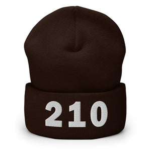 210 Area Code Cuffed Beanie