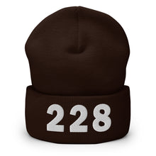 Load image into Gallery viewer, 228 Area Code Cuffed Beanie