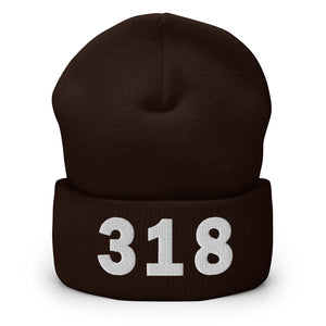 318 Area Code Cuffed Beanie