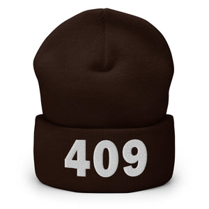 409 Area Code Cuffed Beanie