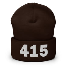 Load image into Gallery viewer, 415 Area Code Cuffed Beanie