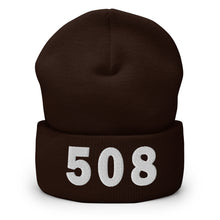 Load image into Gallery viewer, 508 Area Code Cuffed Beanie