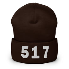 Load image into Gallery viewer, 517 Area Code Cuffed Beanie