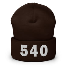 Load image into Gallery viewer, 540 Area Code Cuffed Beanie