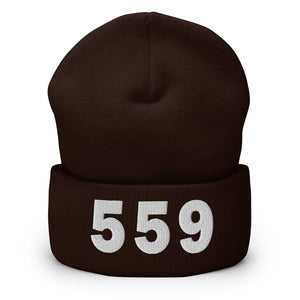 559 Area Code Cuffed Beanie