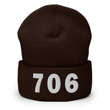 Load image into Gallery viewer, 706 Area Code Cuffed Beanie