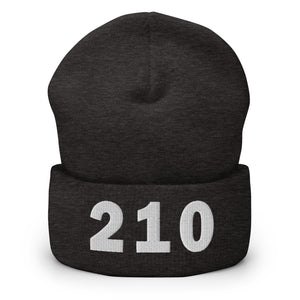 210 Area Code Cuffed Beanie