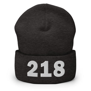 218 Area Code Cuffed Beanie