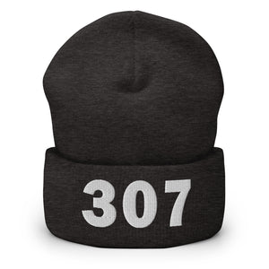 307 Area Code Cuffed Beanie