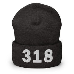 318 Area Code Cuffed Beanie