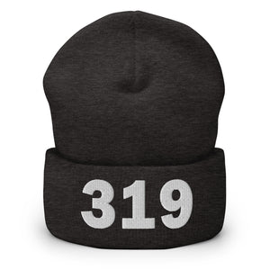 319 Area Code Cuffed Beanie