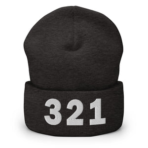 321 Area Code Cuffed Beanie