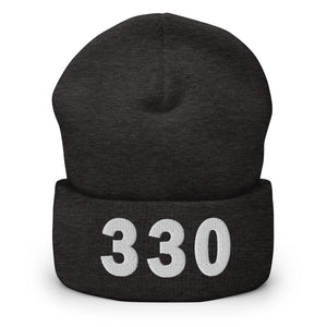 330 Area Code Cuffed Beanie