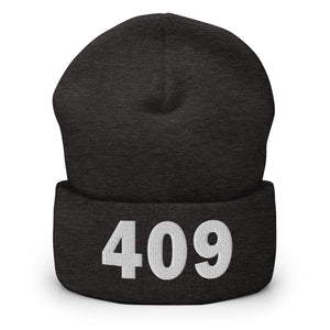 409 Area Code Cuffed Beanie