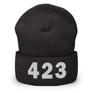 423 Area Code Cuffed Beanie