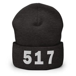 517 Area Code Cuffed Beanie