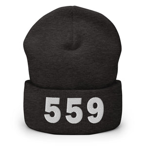 559 Area Code Cuffed Beanie