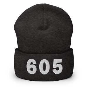 605 Area Code Cuffed Beanie