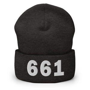 661 Area Code Cuffed Beanie