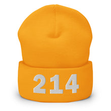 Load image into Gallery viewer, 214 Area Code Cuffed Beanie