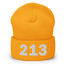 Load image into Gallery viewer, 213 Area Code Cuffed Beanie