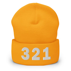 321 Area Code Cuffed Beanie