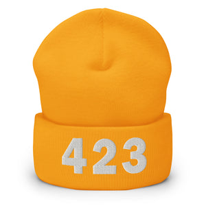 423 Area Code Cuffed Beanie