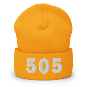 505 Area Code Cuffed Beanie