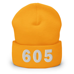 605 Area Code Cuffed Beanie