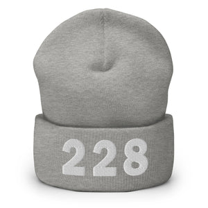 228 Area Code Cuffed Beanie